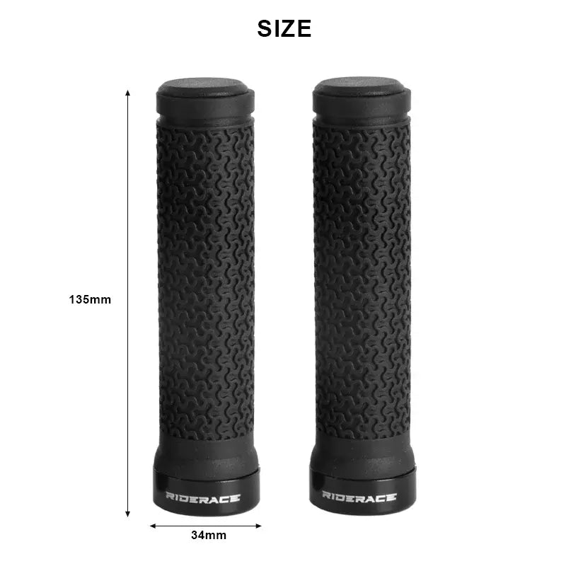 Non-slip Rubber Grips for Mountain Bike Handlebar