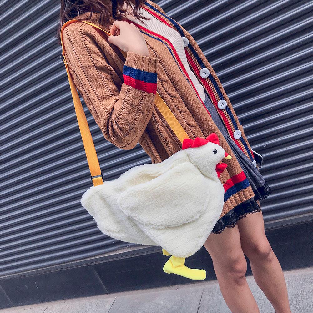 Cartoon Chicken Shoulder Bags